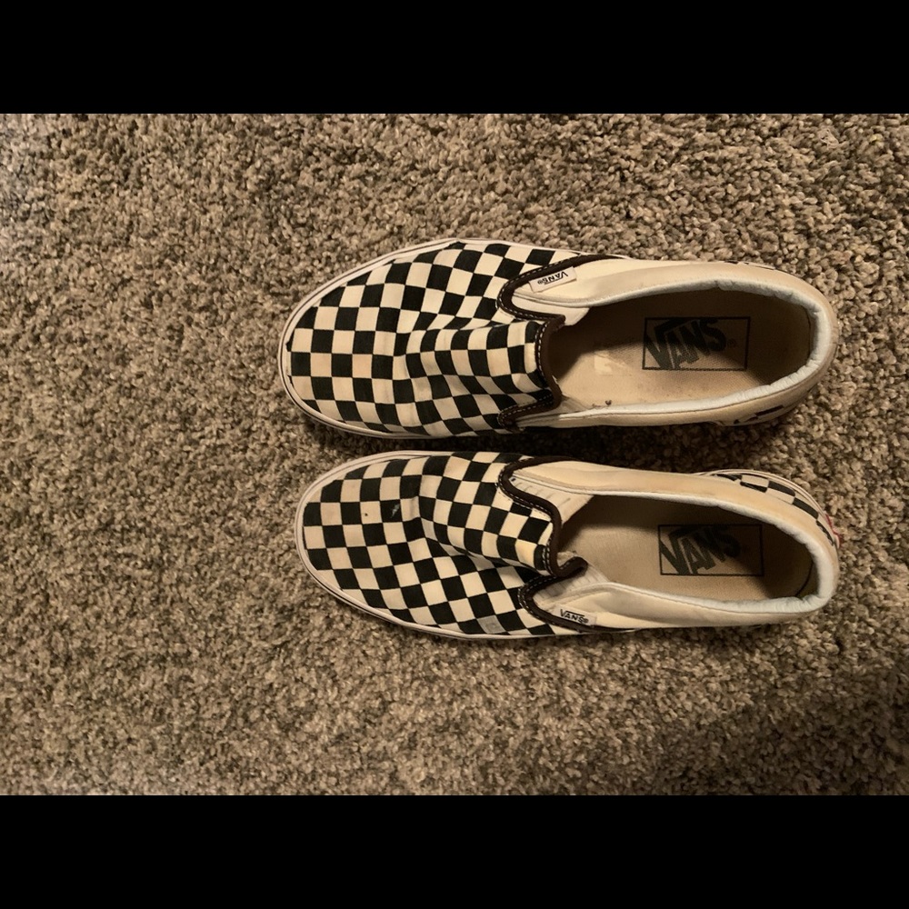 checkered vans
